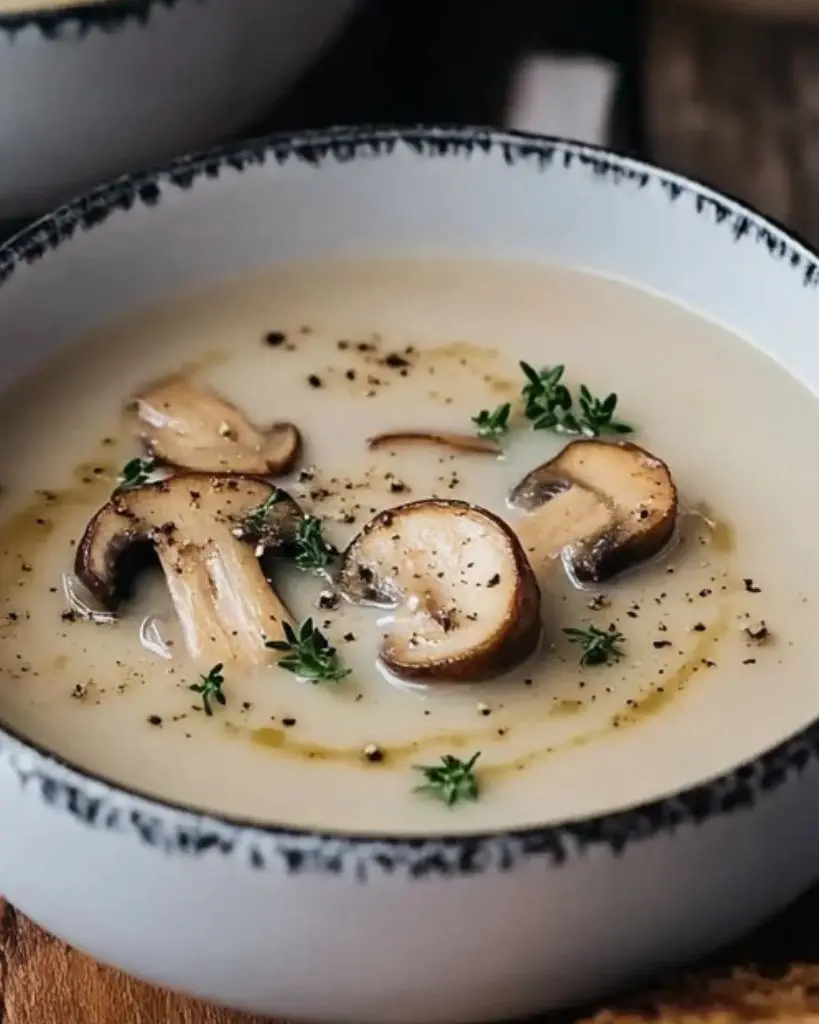 Velouté de Champignons Onctueux - Recette delicieux 4 recette velouté champignons