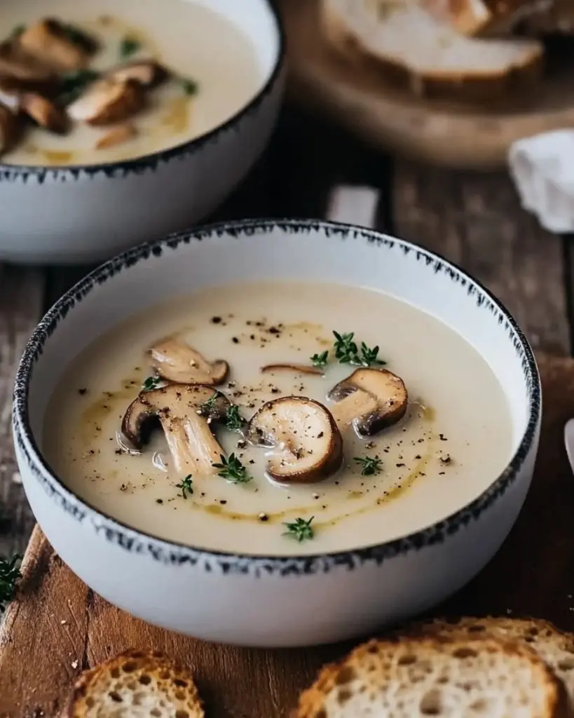 Velouté de Champignons Onctueux – Recette delicieux
