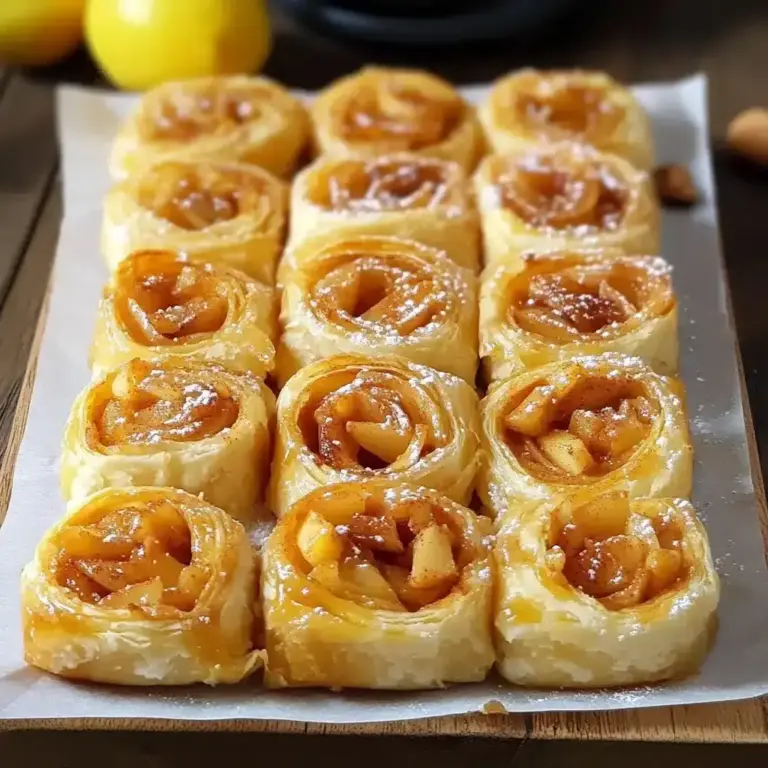 Roulés Feuilletés aux Pommes