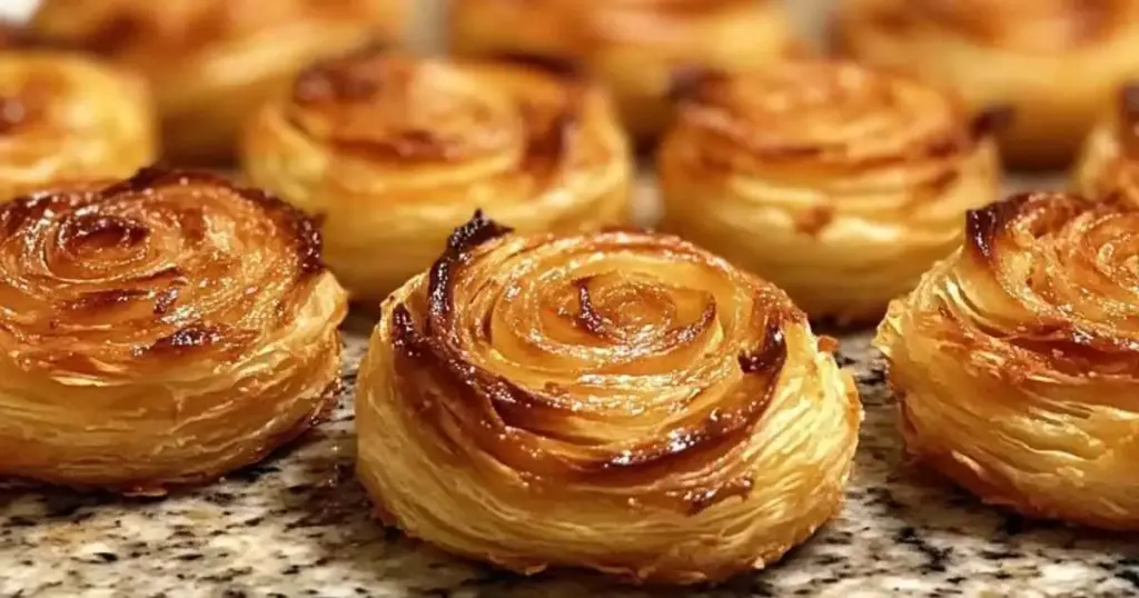 Roulés feuilletés au saumon fumé et fromage frais
