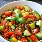 saladedelentillesauxlegumes