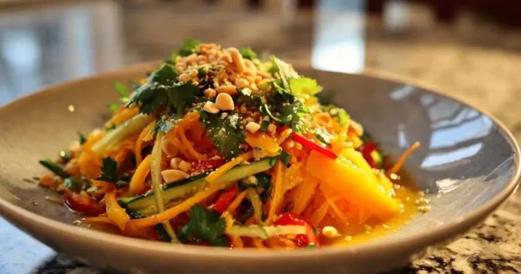 salade de mangue thaï