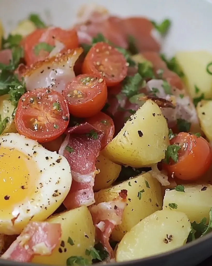 Salade de Pommes de Terre Gourmande - Recette delicieux 4 salade de pommes de terre facile