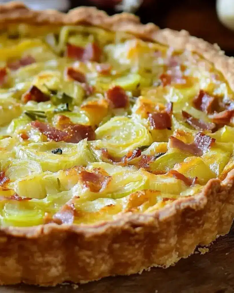 tarte aux poireaux
