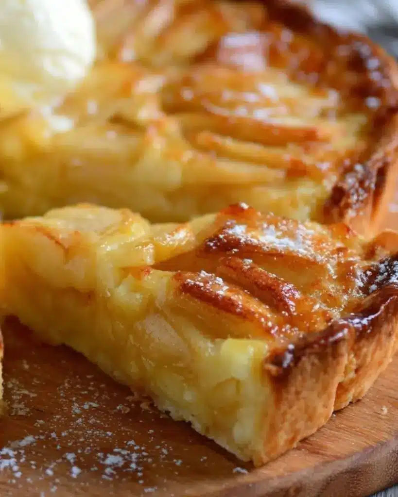 tarte aux pommes normande
