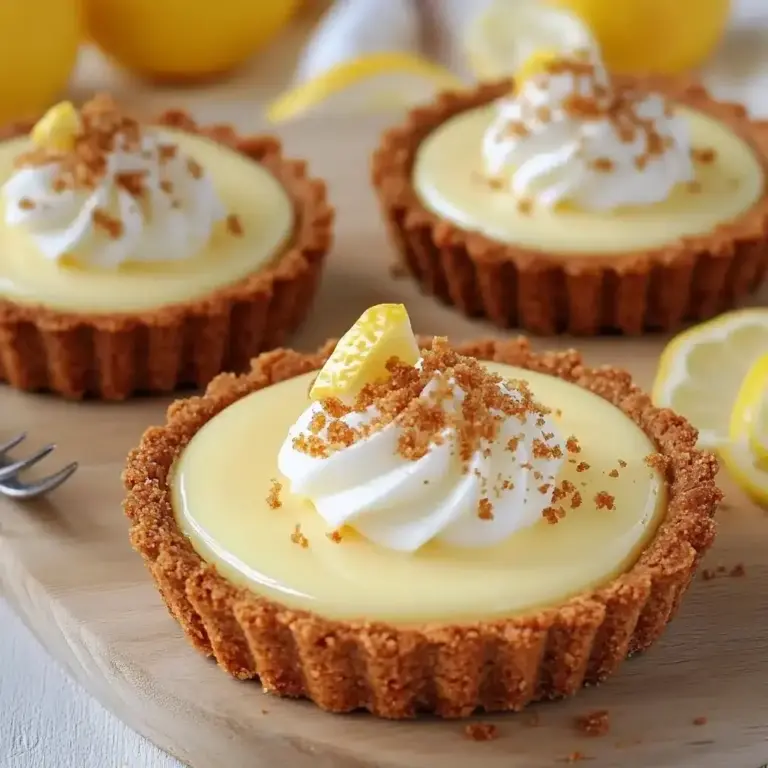 Tartelettes au Citron sur Croûte de Spéculoos