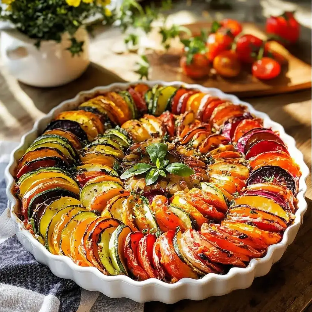 Tian de légumes à la Cyril Lignac 4 tian de légumes Cyril Lignac