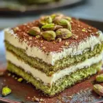 tiramisu y la pistache