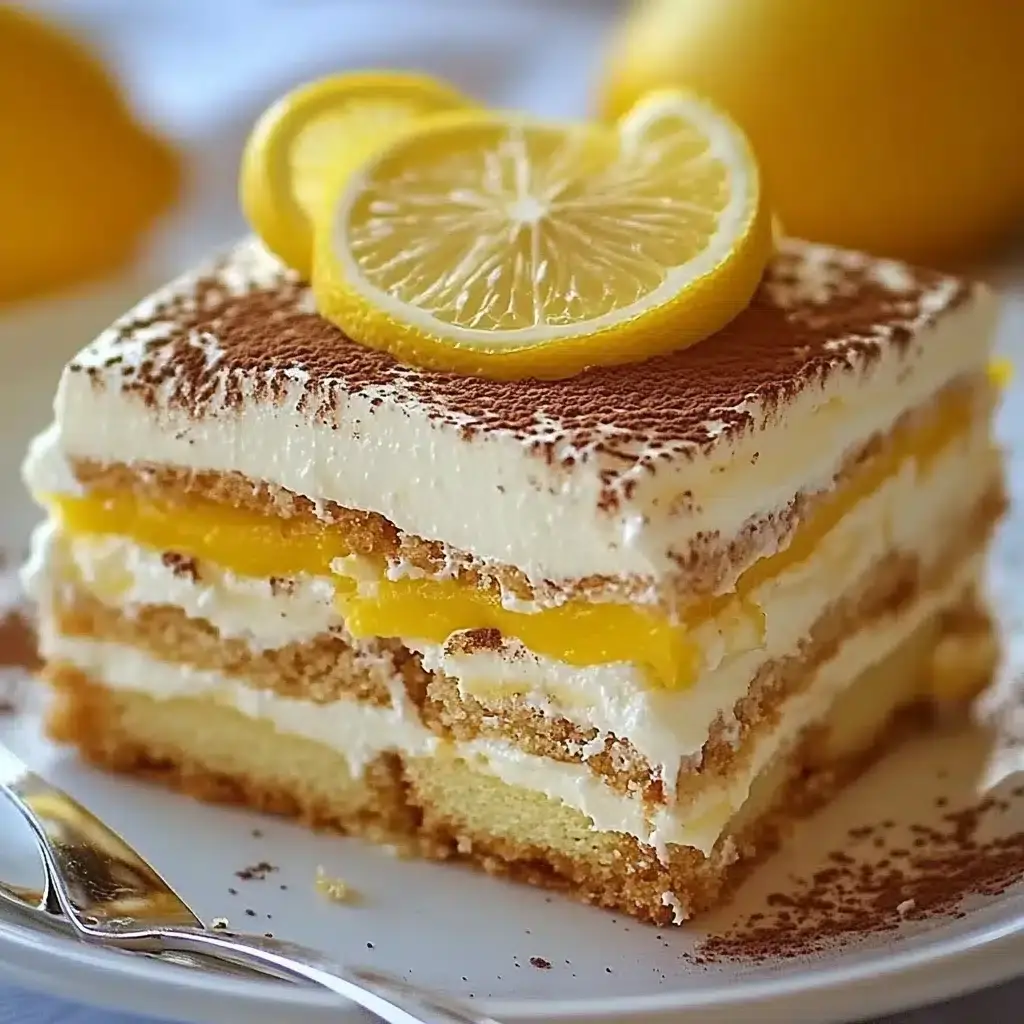 tiramisu au citron