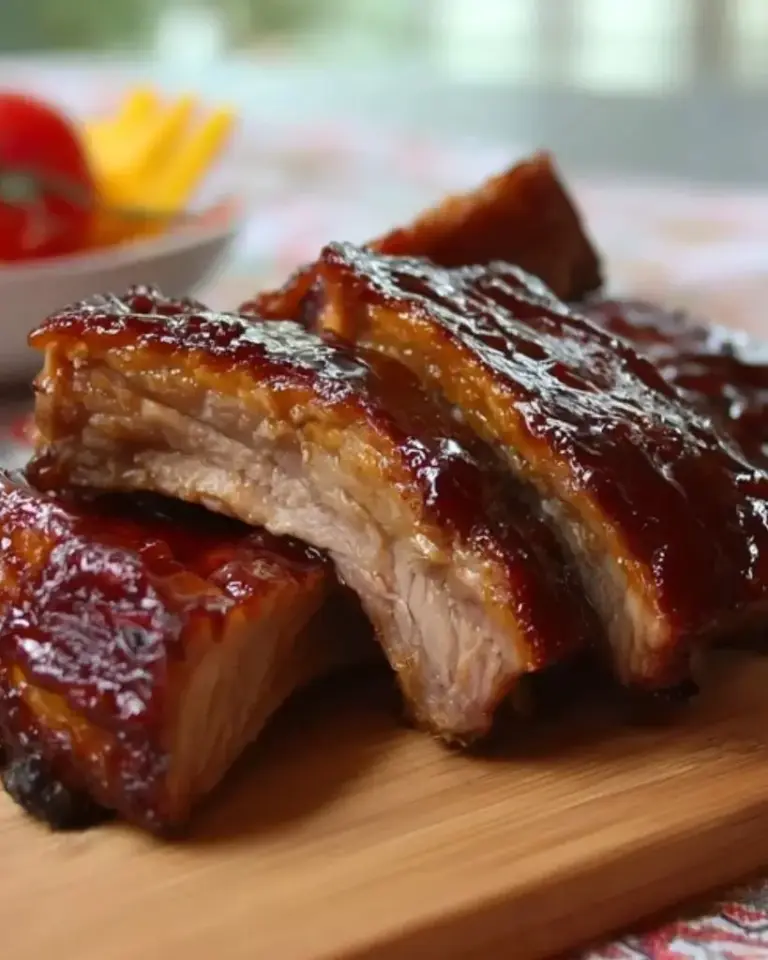 Travers de porc caramélisés (Ribs) – Recette delicieux