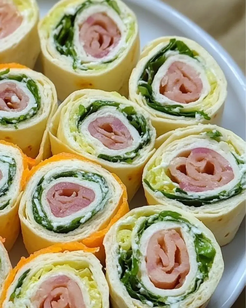 Wraps apéro froids faciles - Recette delicieux 4 wraps apéritifs froids