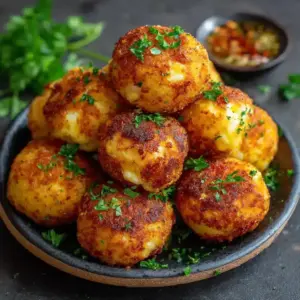 Boulettes de Pommes de Terre au Fromage Coulant