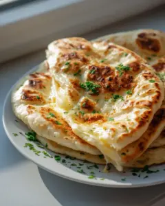 Cheese Naan A La Vache Qui Rit