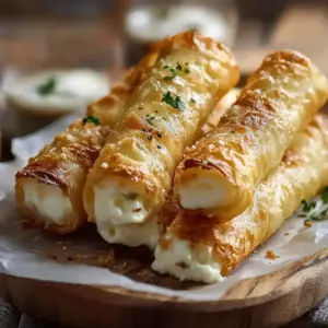 Cigares Salés au Fromage de Chèvre et Miel : un délice croustillant