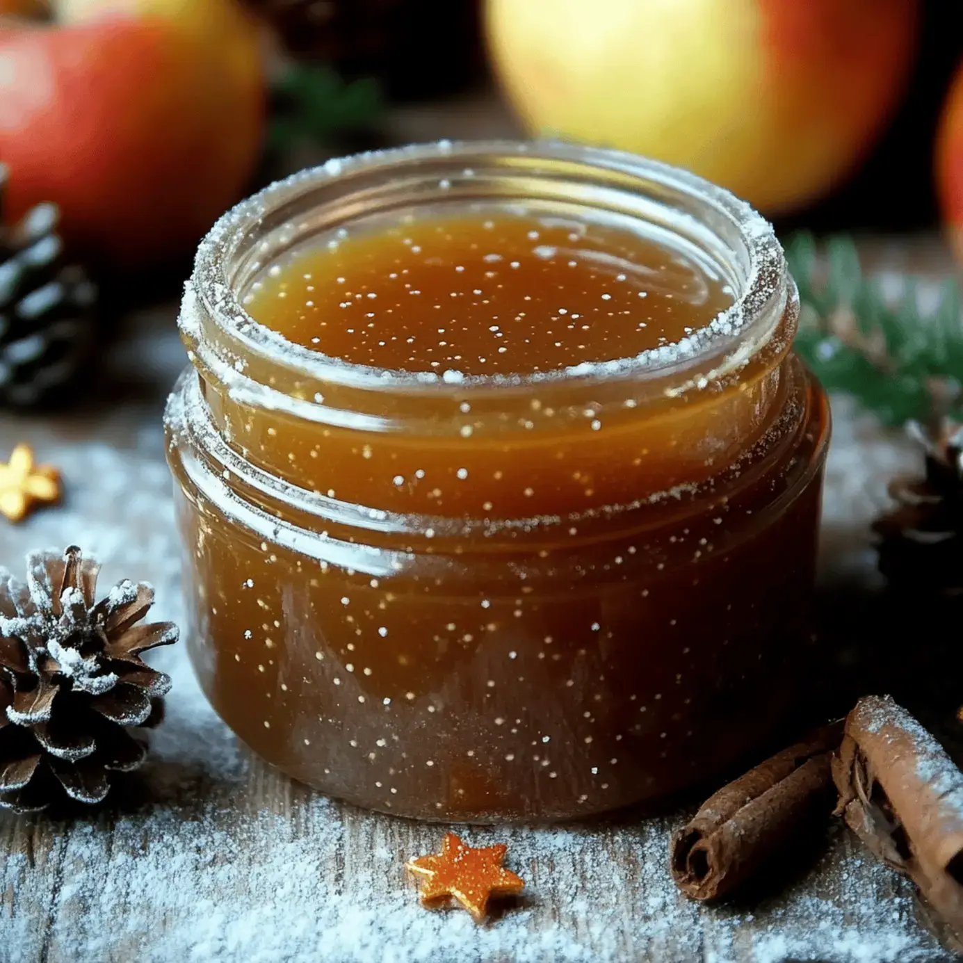 Confiture de Noël à la Pomme: Recette épicée festive maison 2 Confiture de Noël à la Pomme