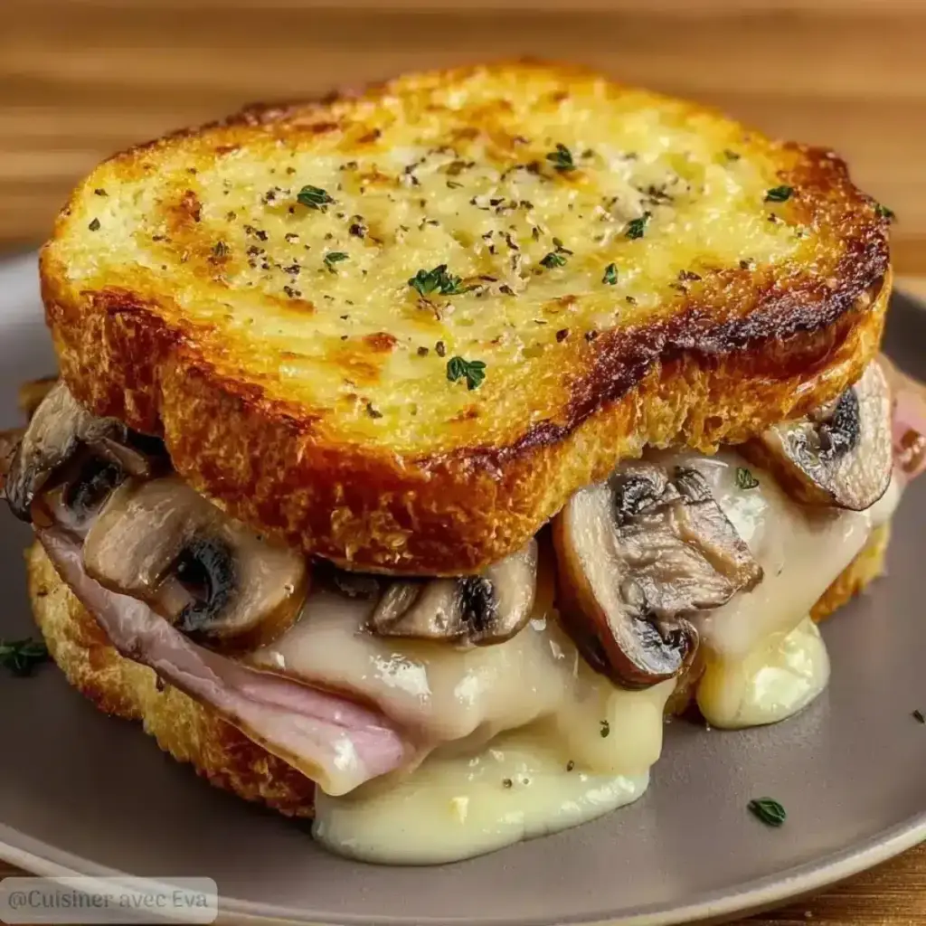 Croque-Monsieur Gourmand aux Champignons : Savourez-le ! –