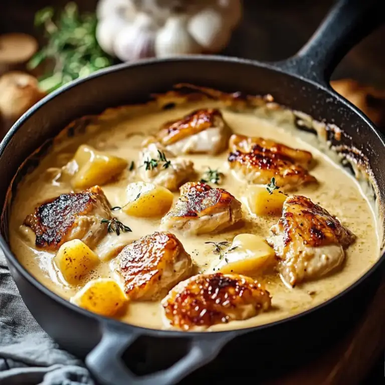 Délicieux Poulet Normand : un plat réconfortant à savourer