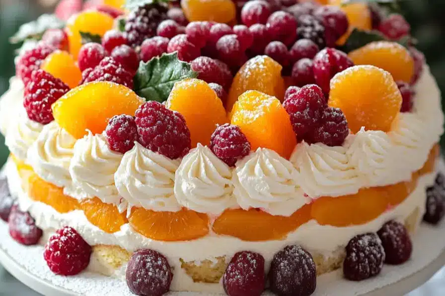 Cake aux Fruits Festif 2 Festive Fruitcake