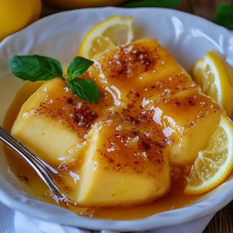 Flan au Citron sans Four