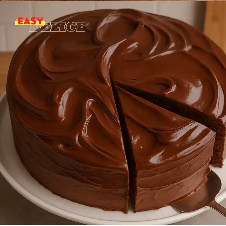 Gâteau au Chocolat avec Ganache Onctueuse