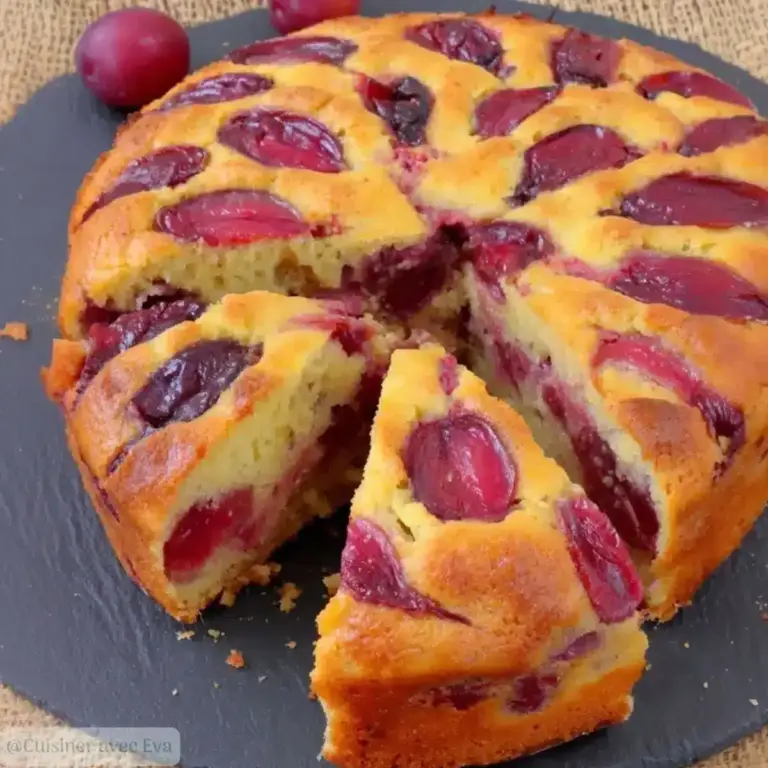 Gâteau aux Prunes Très Moelleux, une douceur à découvrir! –