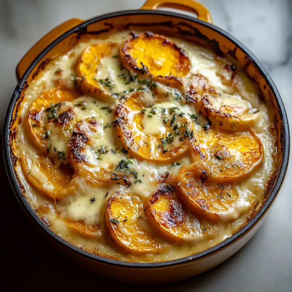 Gratin Dauphinois de Butternut crémeux à tomber par terre