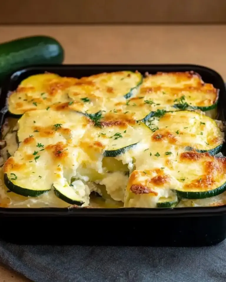 Gratin de pommes de terre aux courgettes rapide