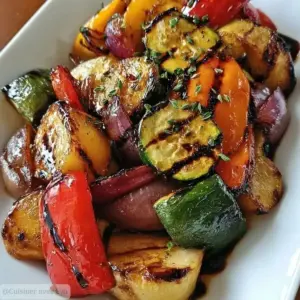 Légumes Grillés au Balsamique et Herbes Fraîches