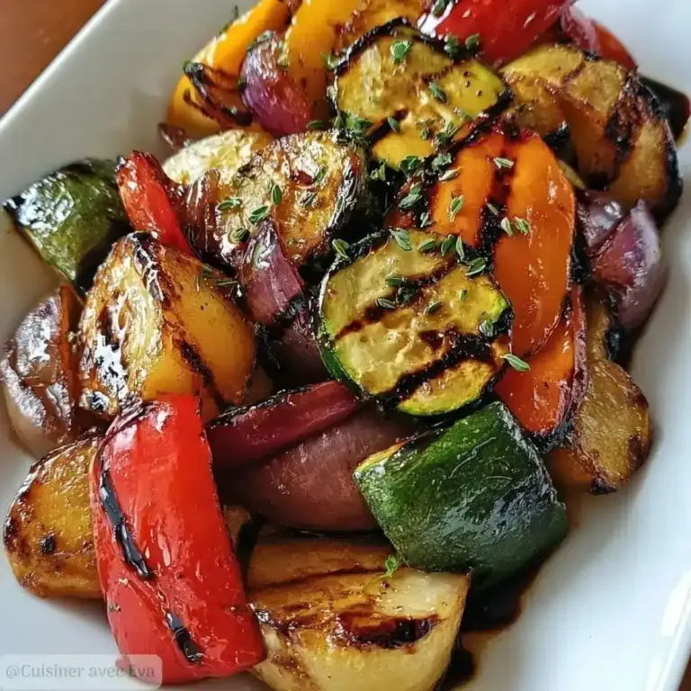 Légumes Grillés au Balsamique et Herbes Fraîches –