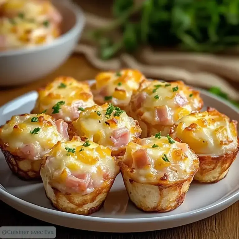 Mini Cakes Jambon et Fromage : Découvrez cette recette irrésistible –