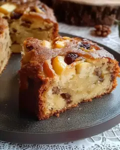 Moelleux aux pommes et à la cannelle