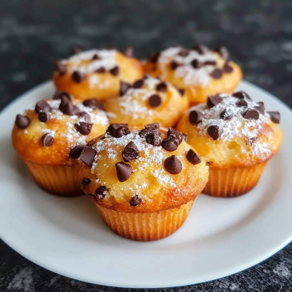 Muffins​ aux pépites‍ de ⁣Chocolat