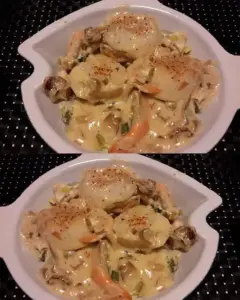 Noix de Saint-Jacques sur Fondue de Poireaux