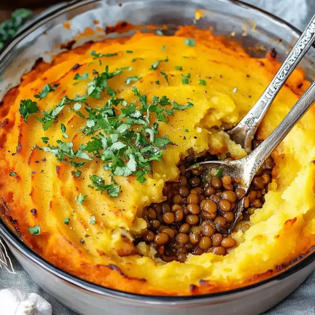 Parmentier Vegan Potimarron Lentilles