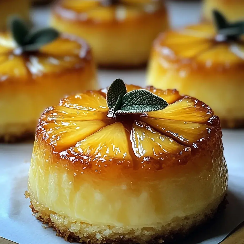 Petits Moelleux Renversés à l’Ananas & Mascarpone