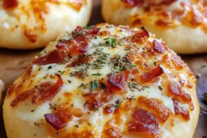Pizza Bombs au Bacon