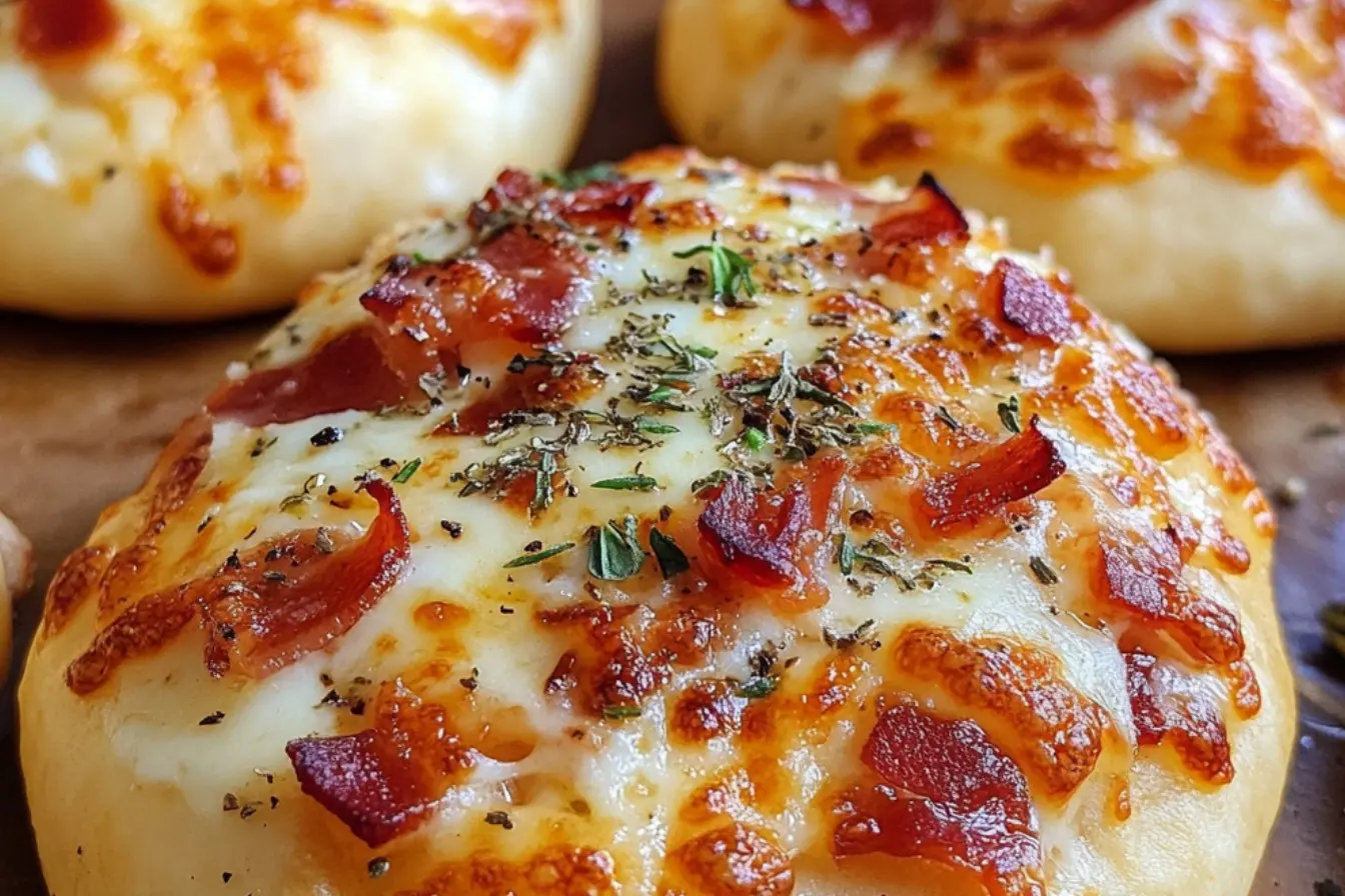 Pizza bombs au bacon 2 Pizza bombs bacon recette
