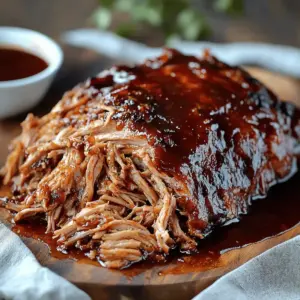 Porc Effiloché Tout Tendre, Sauce Barbecue
