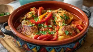 Poulet Basquaise à l’Ancienne