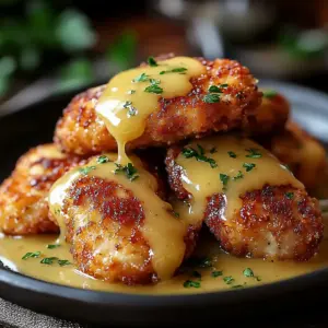 Poulet Croquant avec Sauce Moutarde au Miel : un délice !