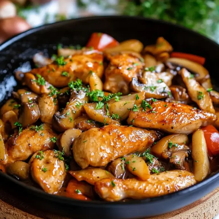 Poulet aux Champignons