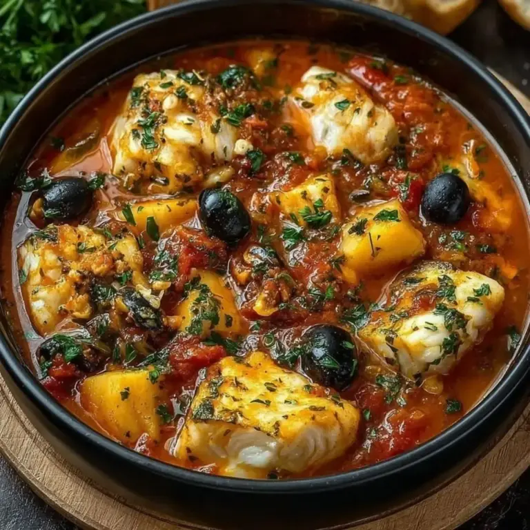 Ragoût de Poisson à la Sicilienne – Saveurs Méditerranéennes Faciles –