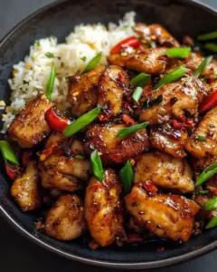 Poulet Szechuan Maison