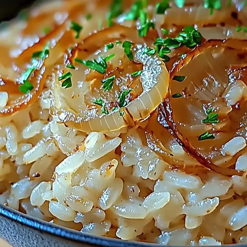 Riz à l’oignon à la française