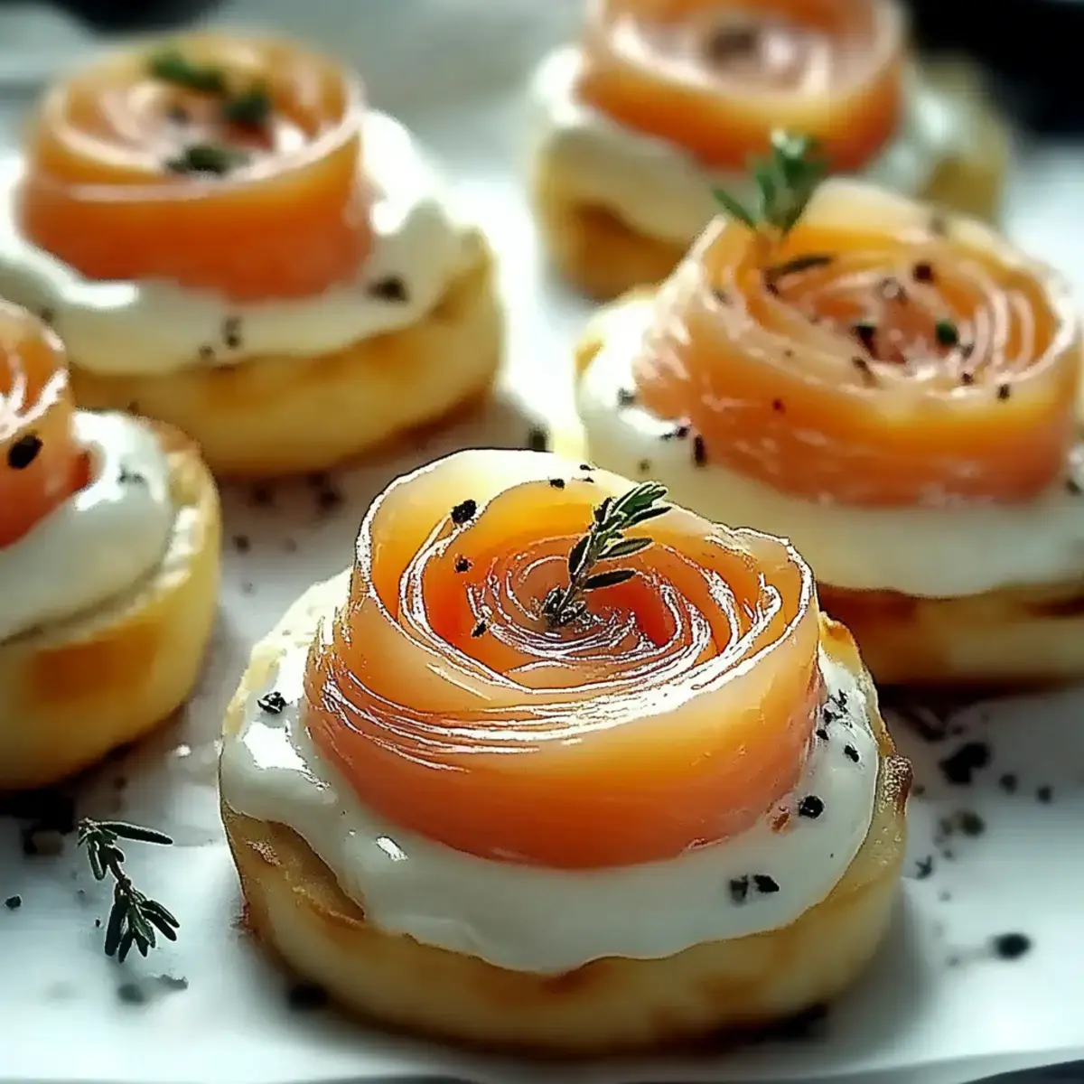Roulés Feuilletés Saumon Fumé Fromage Frais : Délicieux Apéro Chic 2 Roulés Feuilletés Saumon Fromage Frais