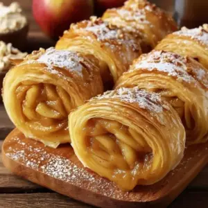 Roulés Feuilletés aux Pommes