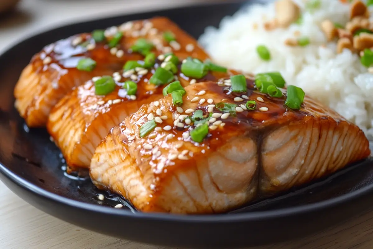 Saumon Teriyaki au Air Fryer 2 Saumon Teriyaki Air Fryer