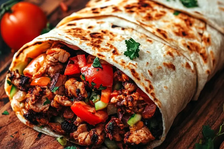 Shawarma de Poulet Grillé 2 Shawarma de poulet grillé