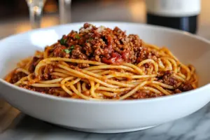 Spaghetti Bolognese Classique