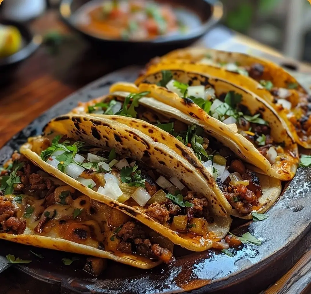 Tacos Quesabirria Délicieux 2 Tacos Quesabirria